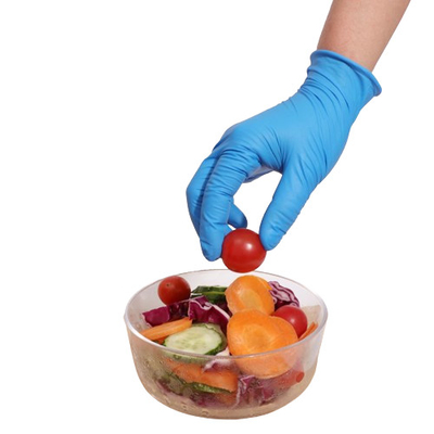 Thickened Disposable Blue Nitrile Gloves for Catering Food Housework Lab Protection