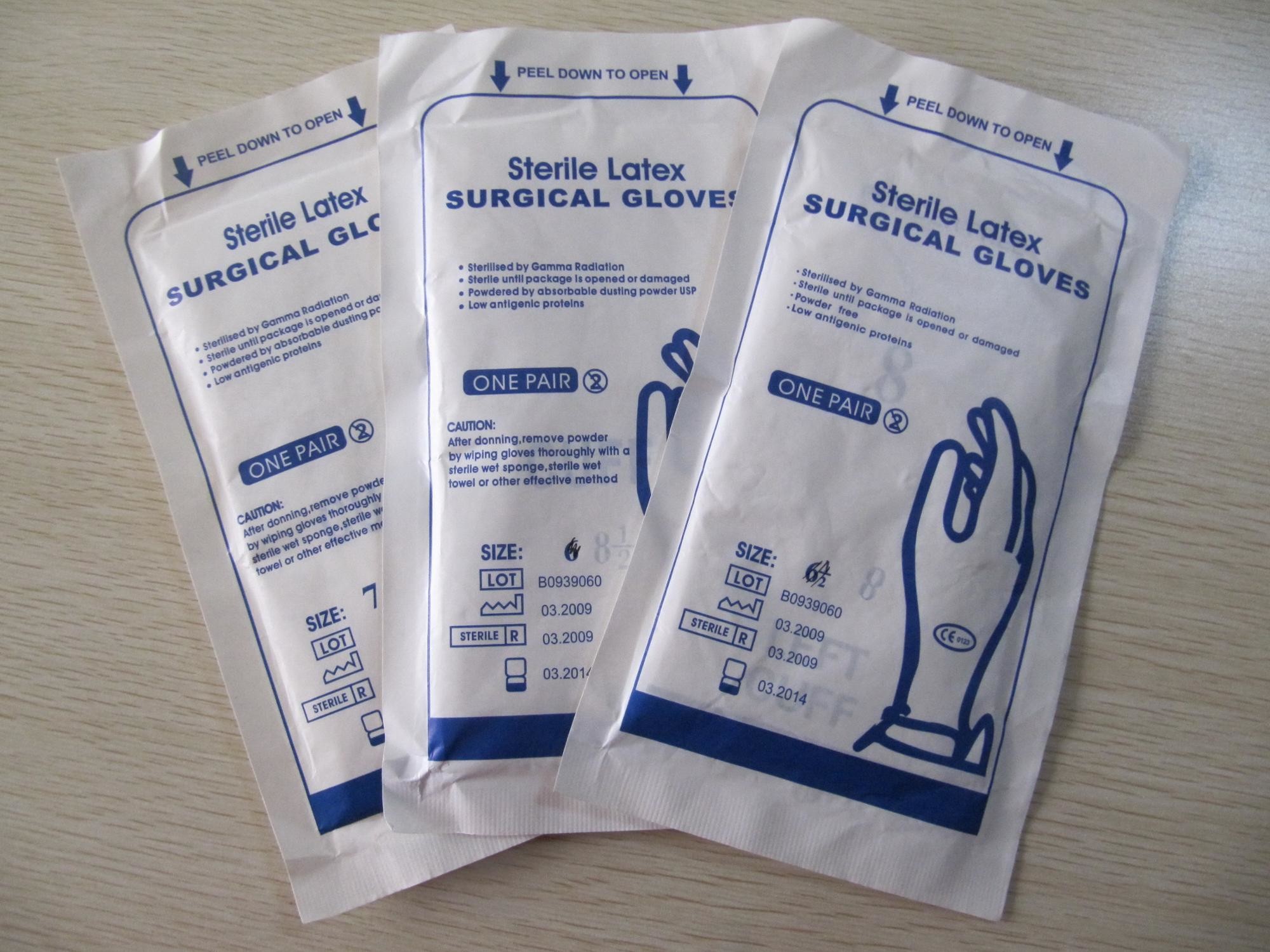 Free sample medical latex glove Examination working latex glove